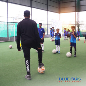 Read more about the article Best Football Coaching for Kids in Bangalore at Blue Caps Sports Arena